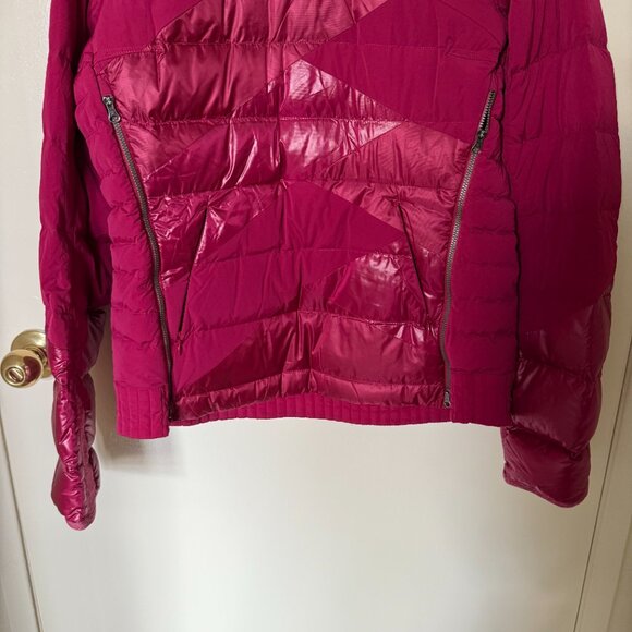 Lululemon Down Right Cozy Goose Down Pullover In Berry Rumble US 10 - Picture 4 of 8